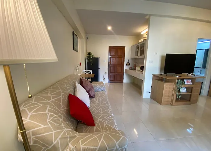 Cozy 1br Walk To Bts And Airport Rail Link Close To Malls M207 Appartement
